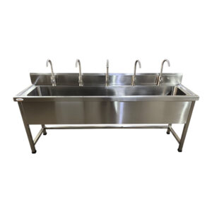 5-Tap Stainless Steel Sink