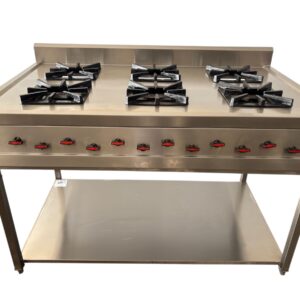 6-Burner Cooking Range with Stand